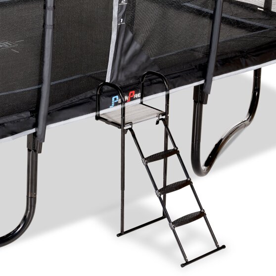 EXIT trampoline platform with ladder for frame height of 95-110cm