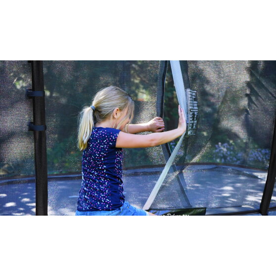 EXIT Elegant Premium trampoline complete set 244x427cm - black