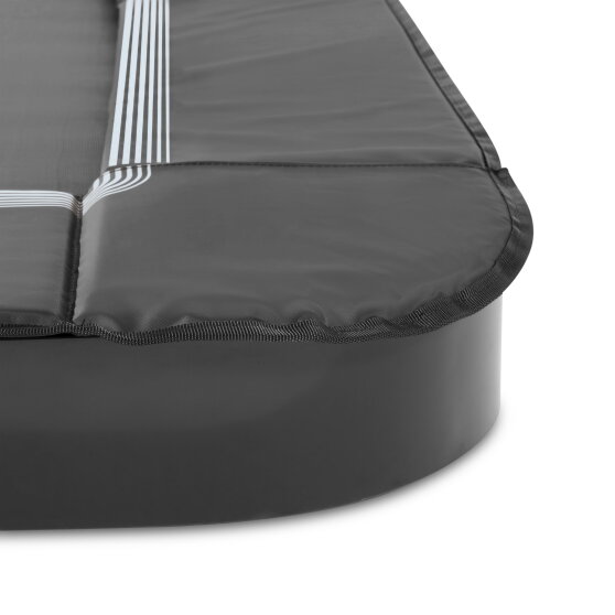 EXIT InTerra ground-level sports trampoline 214x305cm - black