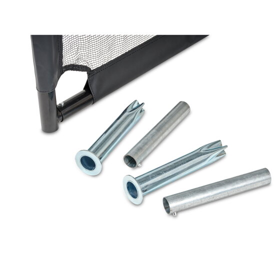 EXIT Finta steel football goal 300x200cm - black