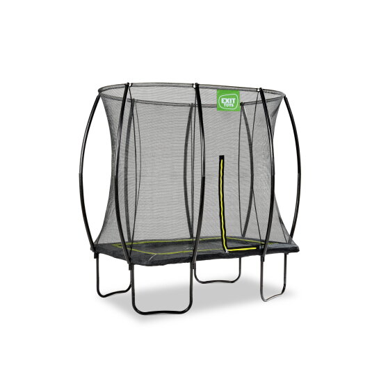 EXIT Silhouette trampoline 153x214cm with ladder - black