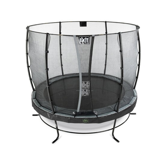 EXIT Elegant Premium trampoline ø253cm with Economy safetynet - black