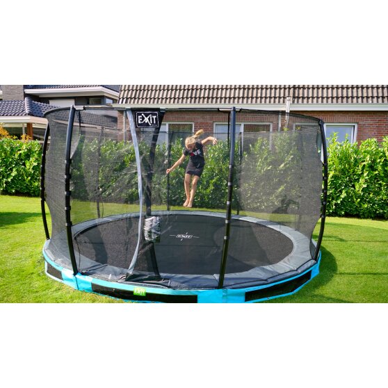 08.30.12.60-exit-elegant-premium-ground-trampoline-o366cm-with-economy-safety-net-blue