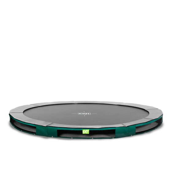 EXIT Elegant ground sports trampoline ø427cm - green