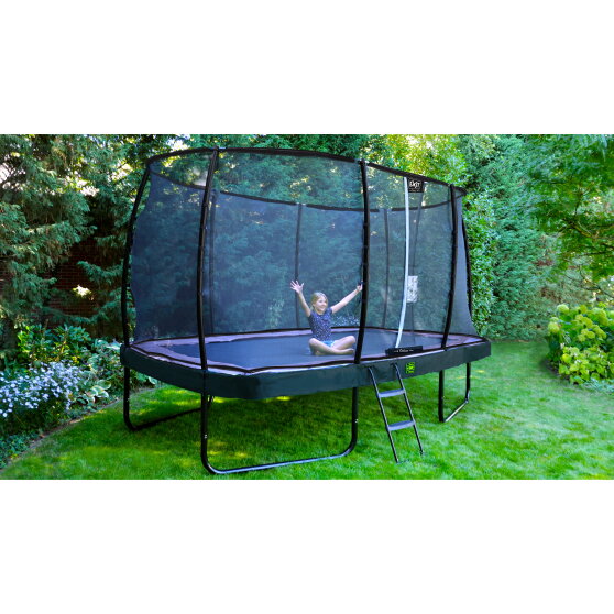 EXIT Elegant Premium trampoline complete set 214x366cm - black