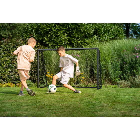 EXIT Scala aluminium football goal 180x120cm - black