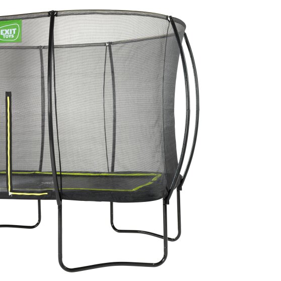 EXIT Silhouette trampoline 244x366cm with ladder - black