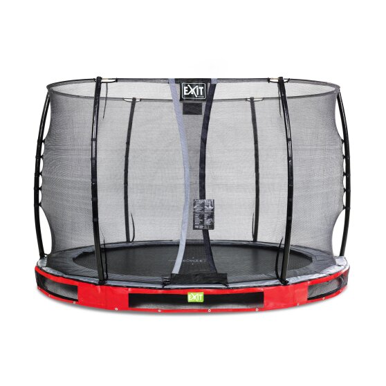 08.30.10.80-exit-elegant-premium-ground-trampoline-o305cm-with-economy-safety-net-red