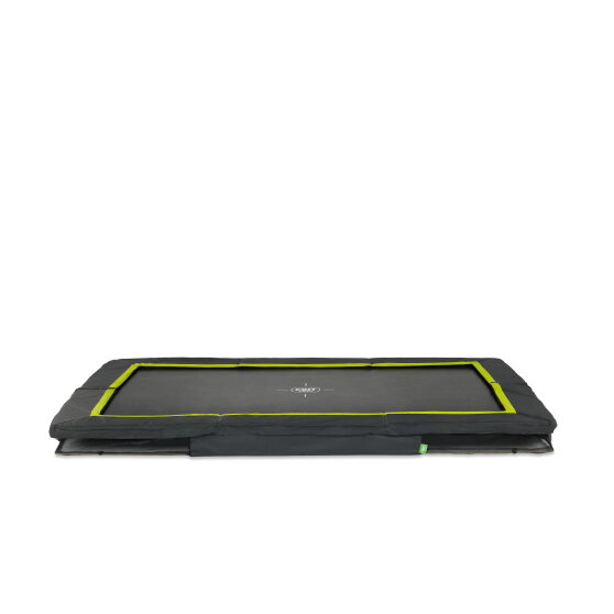 EXIT Silhouette ground sports trampoline 244x366cm - black