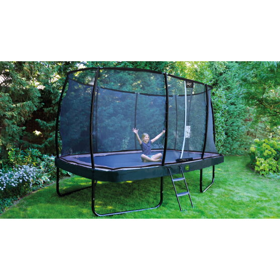 EXIT Elegant Premium trampoline complete set 244x427cm - black