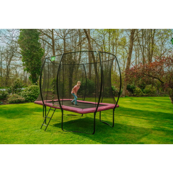EXIT Silhouette trampoline 244x366cm - pink