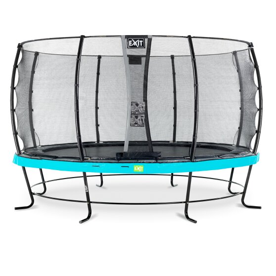 EXIT Elegant trampoline ø427cm with Economy safetynet - blue