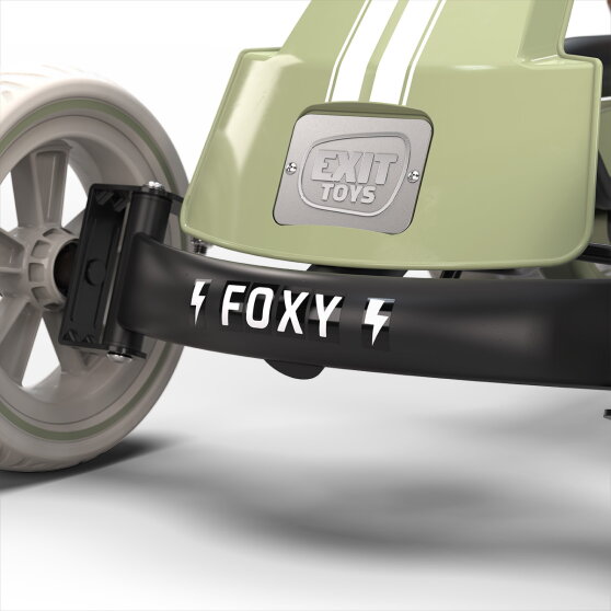 EXIT Foxy go-kart for kids green | pedal go-kart from 2 years