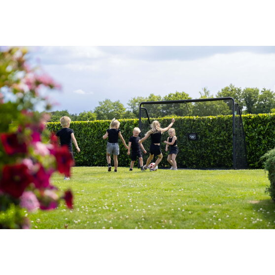 EXIT Finta steel football goal 300x200cm - black