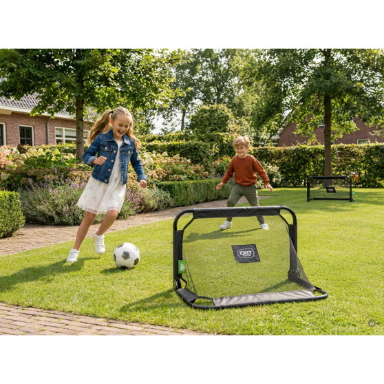 EXIT Pico steel football goal 90x60cm (set of 2) - black