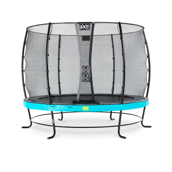 EXIT Elegant trampoline ø305cm with Economy safetynet - blue