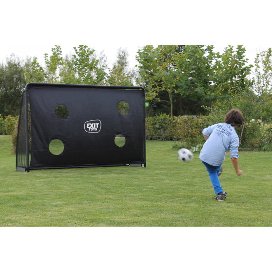 EXIT Finta steel football goal 300x200cm - black