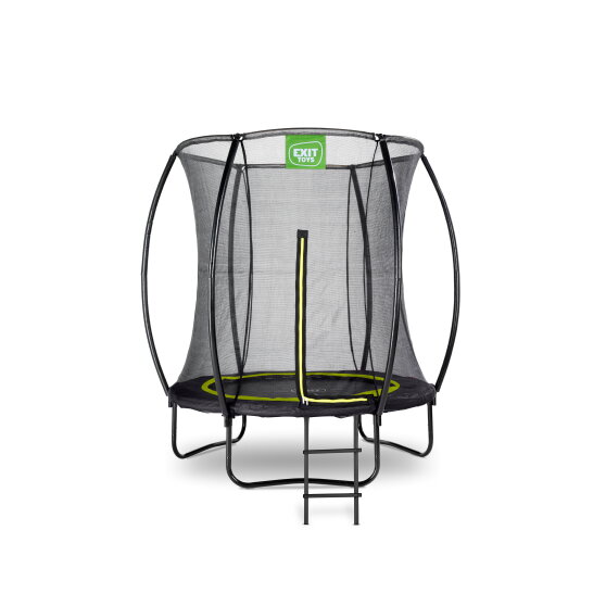 EXIT Silhouette trampoline ø183cm with ladder - black