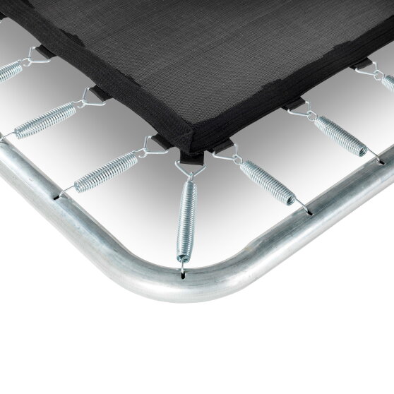 EXIT Silhouette ground sports trampoline 214x305cm - black