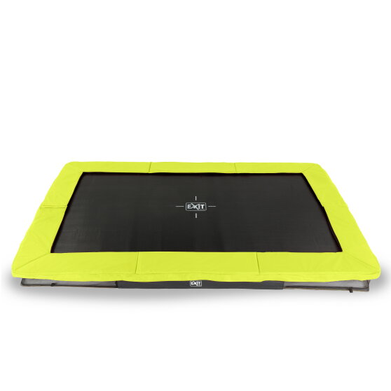 EXIT Silhouette ground sports trampoline 244x366cm - green