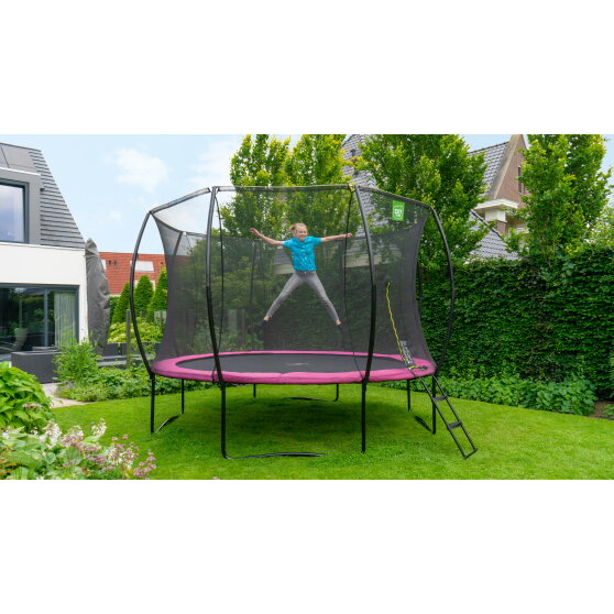 EXIT Silhouette trampoline ø427cm - pink