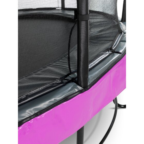 EXIT Elegant Premium trampoline ø305cm with Deluxe safetynet - purple