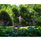 EXIT Silhouette ground sports trampoline ø305cm - black