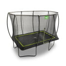 EXIT Silhouette trampoline 244x366cm with ladder - black