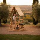 EXIT Yuki 550 playhouse with slide, mud kitchen and sandpit
