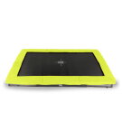 EXIT Silhouette ground sports trampoline 214x305cm - green