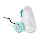 EXIT Foxy Club pedal go-kart with trailer - white