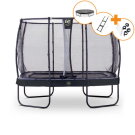 EXIT Elegant Premium trampoline complete set 214x366cm - black