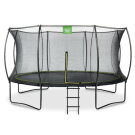 EXIT Silhouette trampoline ø427cm with ladder - black