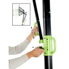 EXIT Galaxy basketball backboard for installing on ground - black edition