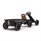 EXIT Foxy pedal go-kart with trailer for kids black | from 2 years