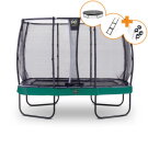 EXIT Elegant Premium trampoline complete set 214x366cm - green