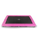EXIT Silhouette ground sports trampoline 214x305cm - pink