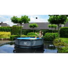 EXIT Stone pool &oslash;300x76cm with filter pump - grey
