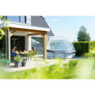 EXIT Soft Grey pool &oslash;360x76cm with filter pump and dome - grey
