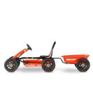 EXIT Spider Race pedal go-kart with trailer - red