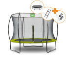 EXIT Silhouette trampoline ø244cm - green + free accessory kit