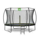 EXIT Silhouette trampoline ø305cm with ladder - black