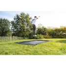 EXIT InTerra ground-level sports trampoline 214x305cm - black