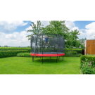EXIT Elegant trampoline ø427cm with Economy safetynet - red