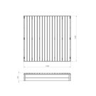 EXIT Aksent wooden sandpit 136x132cm