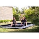 EXIT InTerra ground-level sports trampoline 214x305cm - black