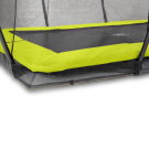 EXIT Silhouette ground trampoline 244x366cm with safety net - green