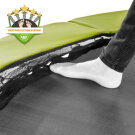 EXIT Silhouette ground trampoline ø244cm with safety net - green