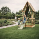 EXIT Yuki 550 playhouse with slide, mud kitchen and sandpit