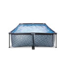 EXIT Stone pool 300x200x65cm with filter pump - grey